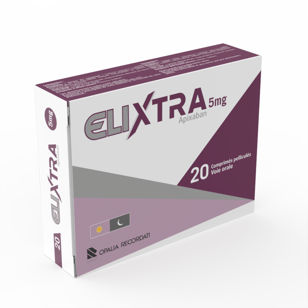 ELIXTRA 5 mg boîte de 20 comprimés